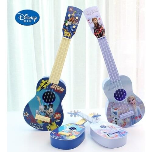 36 cm Disney frozen 2 princess girls Guitar boys Cartoons Mickey Minnie Musical Instruments Toy blue Guitar Birthday Gifts