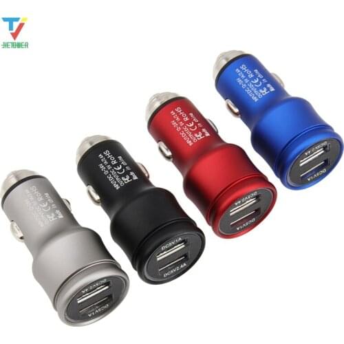 2.4A Dual USB Car Charger Universal Mobile Phone Car-Charger for Xiaomi Samsung S8 IPhone 6s 7 8 Plus 11 Tablet 80pcs/lot