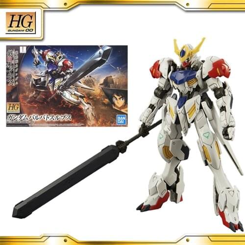 BANDAI Gundam HG 1/144 BARBATOS LUPUS Apls Model Kids Assembled Robot Anime Action Figure Toys