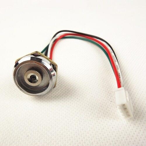 Free shipping!20pcs ds1990a ibutton DS9092 with red LED light Zinc alloy socket probe-reader