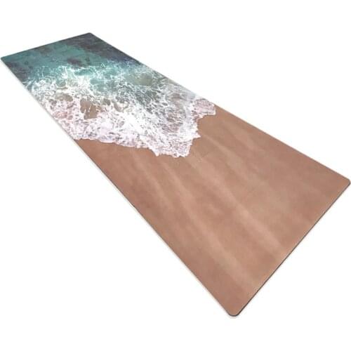 183cm Health Quick Drying New Suede Non-slip Natural Rubber Yoga Mat Fitness Gym Exercise Pilates Sport Mat Esterilla Yoga