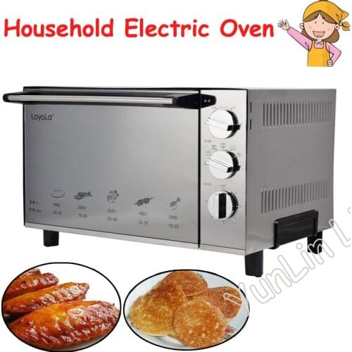Household Electric Oven Heating Baker Cake Making Machine Kitchen Oven Electric Bread Baker LO-2302JD
