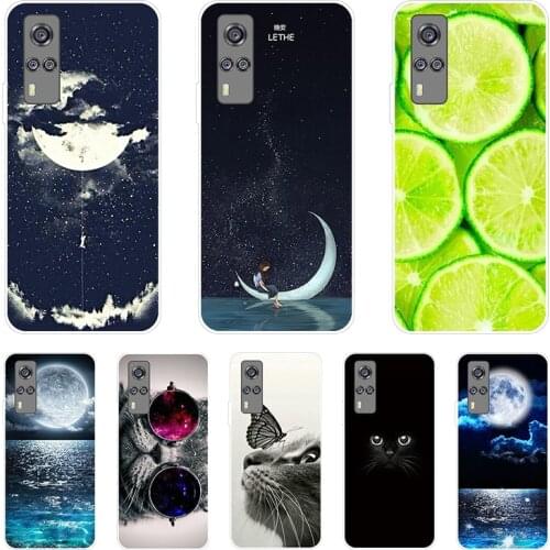 For Vivo Y31 2021 Case Silicon Back Cover Phone Case For Vivo Y31 2021 Case Protective TPU Case for Vivo Y31 Y 31 6.58" Clouds