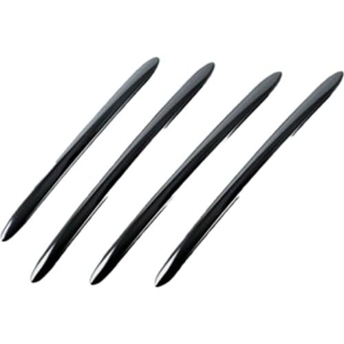 Black Side Door Handle Cover Stripe Trim for BMW 5 Series F10 F18 F11 2011-2017