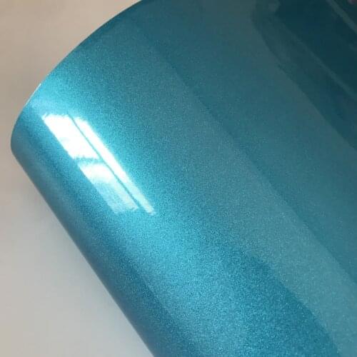 Gloss Pearl Glitter Candy Metallic Vinyl Sheet DIY Styling Car Wrap Foil with Air Release Self Adhesive Car Sticker Decal