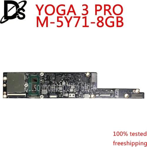 KEFU NM-A321 Mainboard For Lenovo YOGA 3-Pro 1370 Laptop Motherboard 8GB-RAM M-5Y71/5Y51 CPU work 100% original