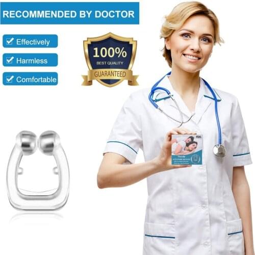 4Pcs Silicone Magnetic Stop Snoring Device Anti Snore Clip Professional Sleeping Aid Relieve Snore Latest Anti Snoring Devices