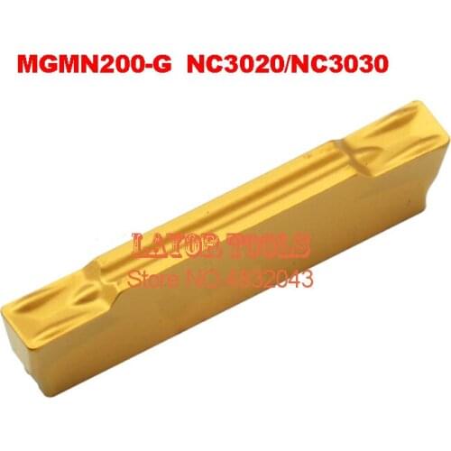 MGMN200-G NC3020/NC3030, MGMN Two-headed Cnc Cutting Coated Carbide Turning Insert For Grooving Holder Mgehr & Mgivr