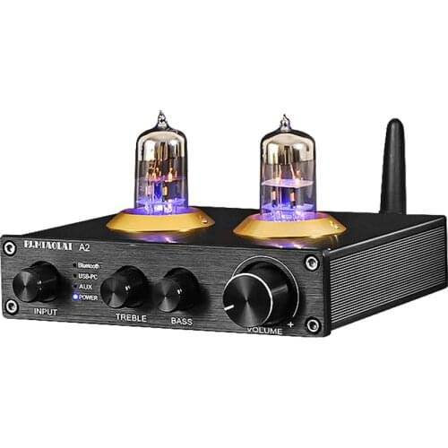 Mini Amplificador Hifi Stereo Audio Bluetooth 5.0 Pre Amplifier Tube Preamplifier USB 6N3 Bile Tube Preamp DIY Home Theater Amp