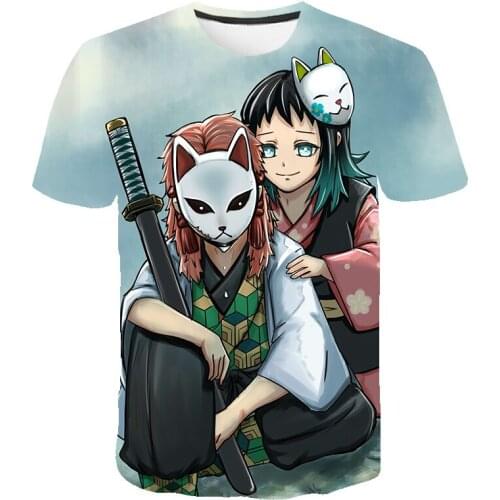 Fashion Hot T Shirt Men/women Anime Demon Slayer 3D Printed T-shirts Men/women Harajuku Style Tshirt Streetwear Oversized Tops
