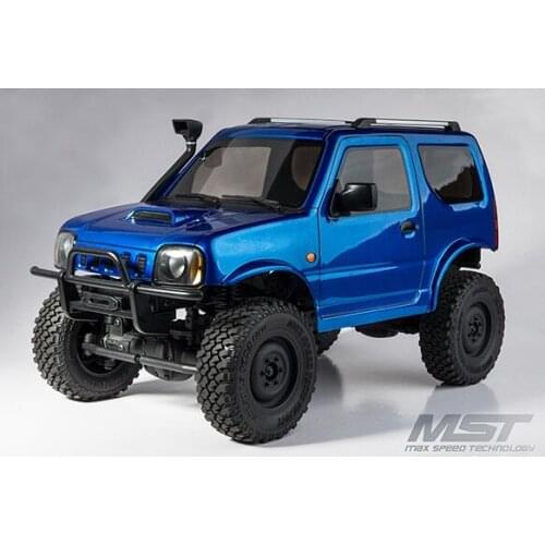 1/10 RC 4WD SUZUKI Jimny MST CMX CFX KIT High Off Road CAR Wading/Metal logo/intake Grille/window net/Wiper/Spare wheel rack