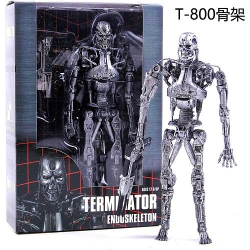 NECA 7" Terminator 2 Judgment Day T-800 Endoskeleton Arnold PVC Action Figure