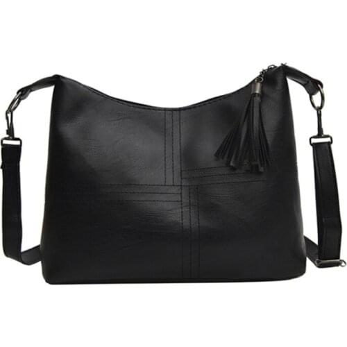 2020 New Patent Leather Bucket Bag Shoulder Bag Large Capacity Women Bag