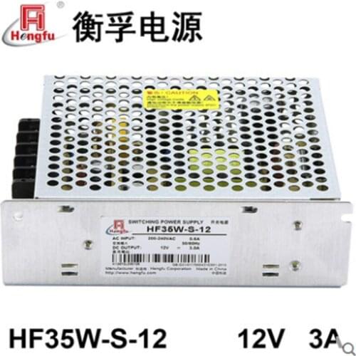 New Hengfu HF35W-S-12 Charger AC 220V Transfer DC 12V 3A Singel Output Switching Power Supply