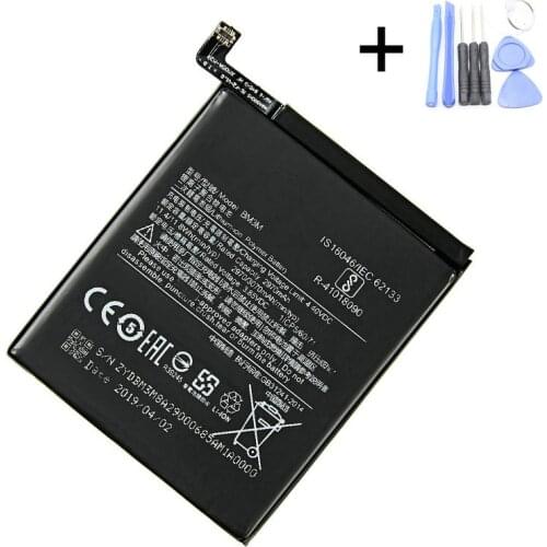 1x 3070mAh Battery Replacement For XiaoMi Mi9 SE Mi 9SE BM3M Smart Phone Batteries + Repair Tools kit