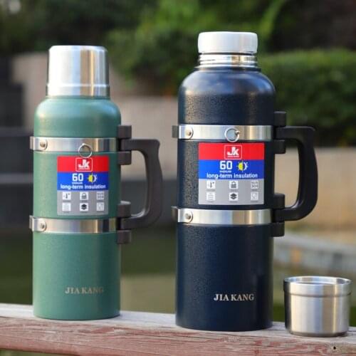 Super Capacity Water Vacuum Bottles 4000ML For Outdoor Mountain Climbing Cycling Sports Safety Stainless Steels Portable Strong