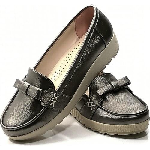 WOMEN,GRAY AND GOLD,FLAT SOLE. QUALITY, LUXURIOUS IDEAL MODEL FOR DAILY, OFFICE, WEDDING. NEW SEASON LUXURIOUS COMFORT SHOES