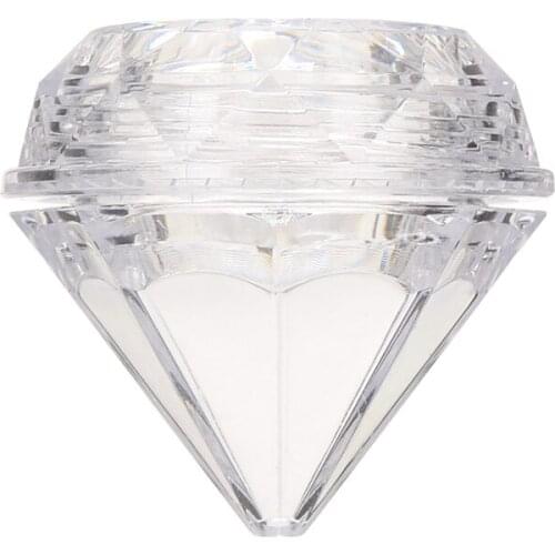 10pcs/set 5g Diamond Cream Box Empty Travel Refillable Bottles Transparent Packaging Refillable Cosmetic Case