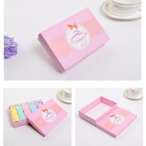 18*12*4cm Large present gift packing box high quality cardboard gift box wedding pink box
