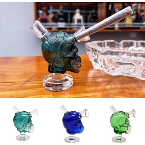 2.6 inch Glass Skull Blunt Joint Bubbler