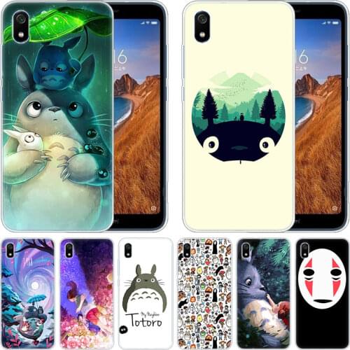 Soft Case Anime Studio Ghibli Spirited Away Totoro for Xiaomi Redmi K20 Pro 7 7A 6 6A 4X 5 Plus S2 GO Note 8 7 6 5 Pro 4