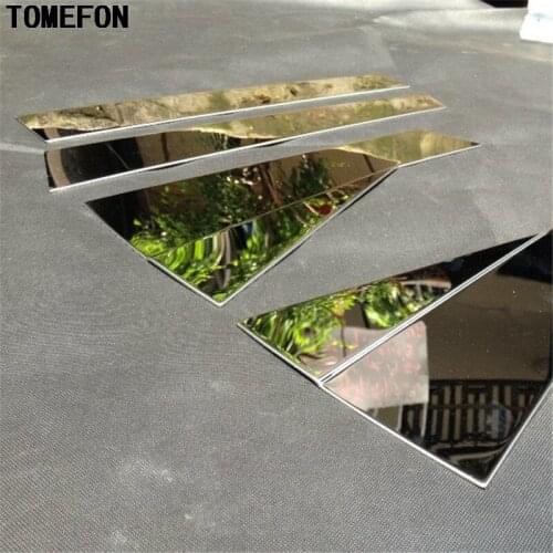 For Nissan Rogue X Trail X-Trail 2014 2015 2016 Stainless Steel Door Window Chrome Pillar Posts Cover Trims Accessories