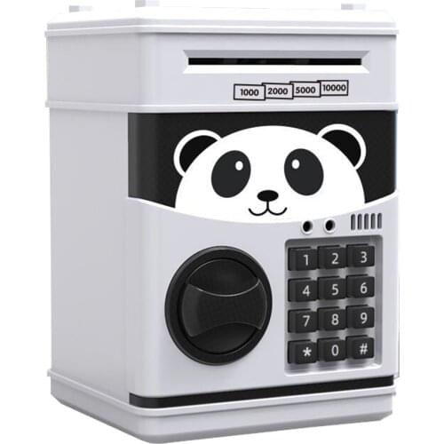 Electronic Piggy Bank Mini ATM Password Money Bank Cash Coins Saving Box Auto Scroll Paper Counts Your Money for Boys Girls Kids