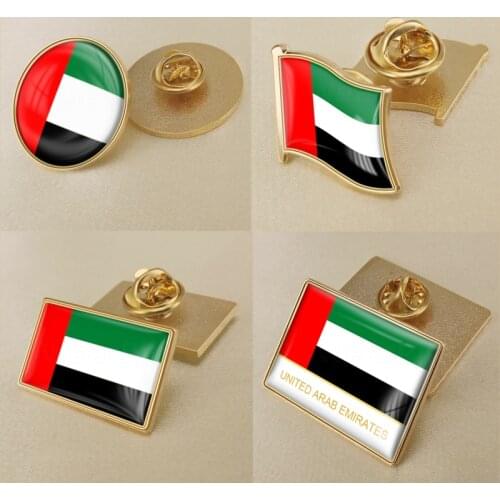 Coat of Arms of United Arab Emirates/UAE Flag National Emblem Brooch/Badges/Lapel Pins