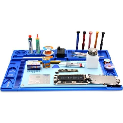 Feature phones maintenance platform with resistance to high temperature anti-static welding workbench microscope base rubber