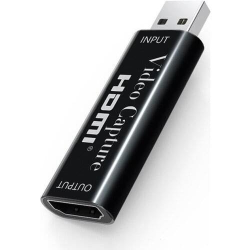 HDMI Capture Card 4K 1080P HDMI To USB 2.0 Video Capture Card Game Recording Box Grabber for PC Youtube OBS Live Streaming Video