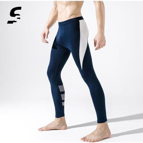 Men Gym Running Compression Leggings Men Quick Dry Fitness Gym Spandex Seamless Leggings Training Tights Sports Workout Trousers