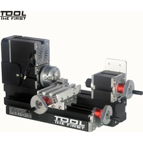 Thefirsttool TZ20002M Big Power Mini Metal Lathe Machine 60W 12000rpm Motor, Standardized Children Education DIY Tool Best Gift