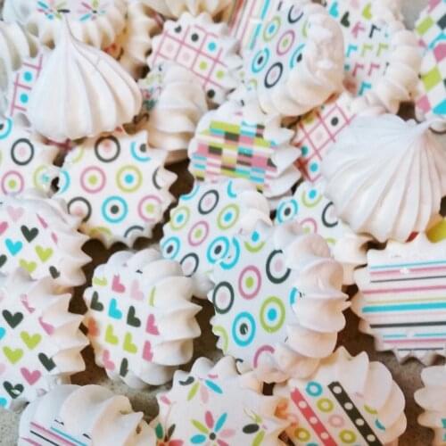 Cute pattern Transfer paper for Cake Decoration, A4 Size Customized Printing Chocolate Transfer sheet Idea sugar stamp papers