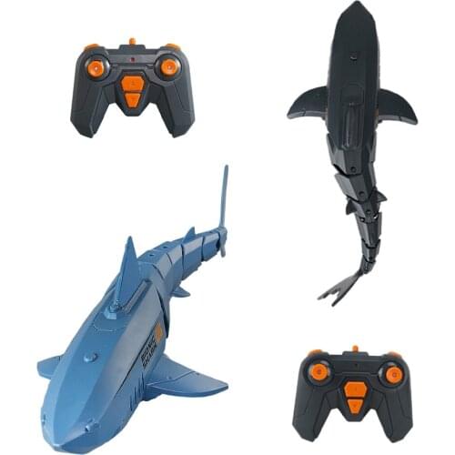 Remote Control Mini 2.4G RC Shark Toys, Waterproof Animal Toys Rechargeable Battery Kid Children Toy Gift