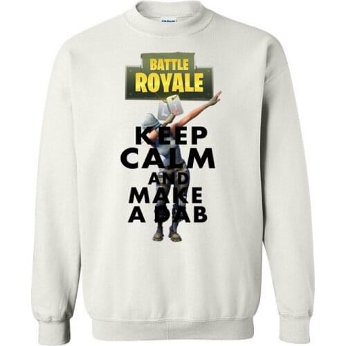 Mens Sweatshirts ROYALE BATTLE KEEP CALM and MAKE A DAB jersey fashion youth sportwear Casual brand men women pullover tops