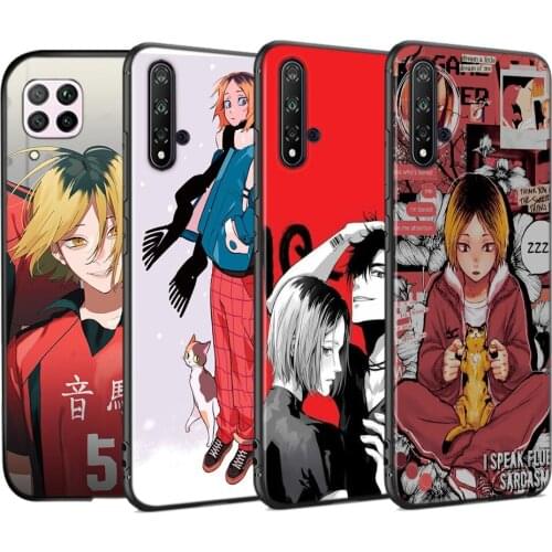 Kozume Kenma Haikyuu Anime Silicone Soft Cover For Huawei Nova 7i 7SE 6SE 5T 5i 5Z 5 4 4E 3 3i 3E 2 2i Pro Lite Phone Case