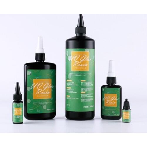 Soft UV Resin Glue Crystal Clear Ultraviolet Curing Epoxy Resin UV Glue Solar Cure Sunlight Activated DIY Jewelry Making Tools