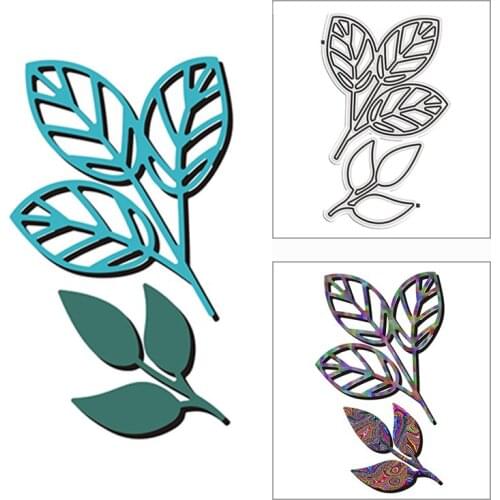 New 2021 Small Olive Leaves Plant Metal Cutting Dies for DIY Scrapbooking and Card Making Decorative Embossing Craft No Stamps