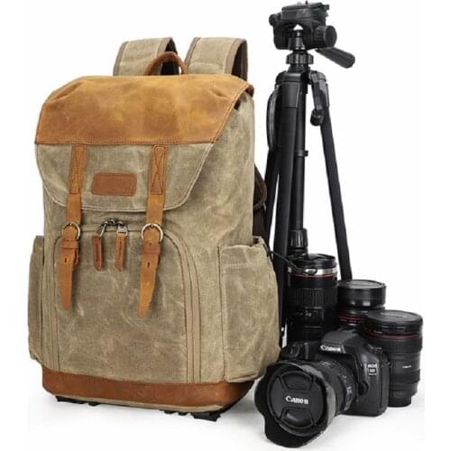 M304 New Arrive Camera Backpack Cross-Country Waterproof Canvas Bag For Canon Eos Lens Bag Outdoor SLR Liner Shoulder Camera Bag