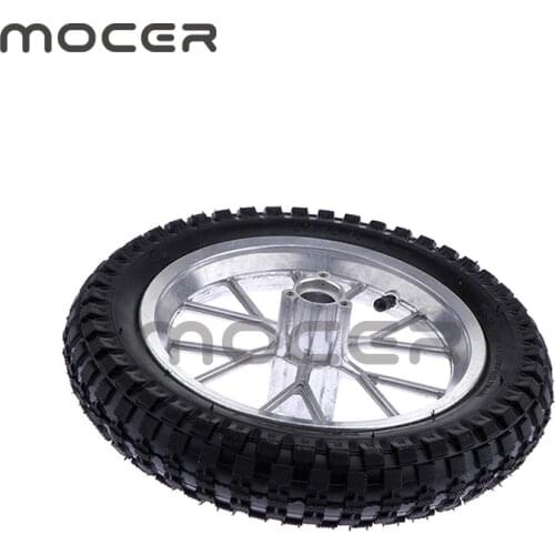 Front Tire Assembly Replacement 12.5 - 2.75 Rear Mini Bike Scooter Motorcycle Wheel Rim Hub With
