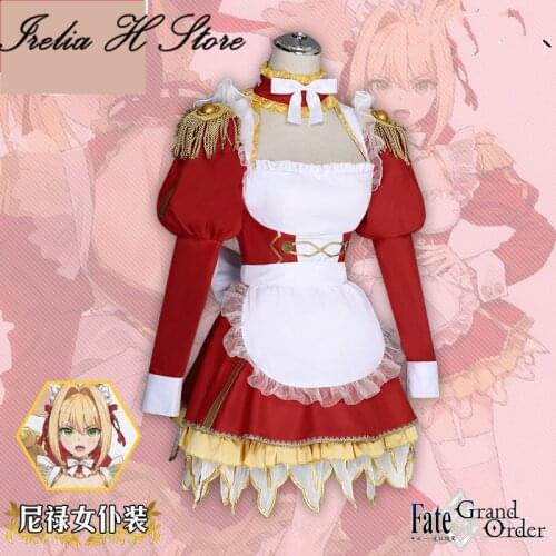 Nero Maid dress FGO Cosplay Fate Nero cosplay costume dress female