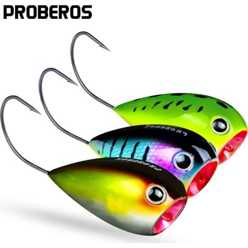6PC Floating Fishing Lures 12g-0.42oz/5.2cm-2.05" Artificial Popper Baits with Single Hook Hard Swim Wobblers Fishing Tackle