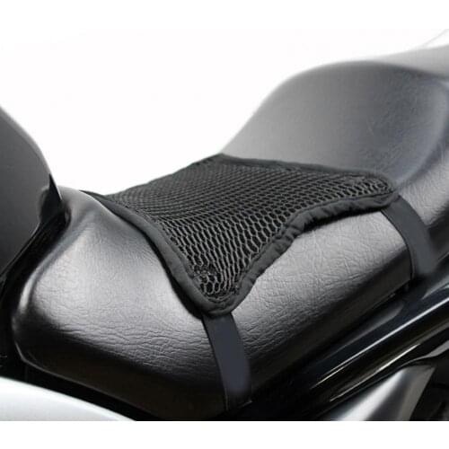 Motorcycle Seat Cushion 3D Mesh Universal Anti-slip Cushion Seat Pad Dust UV Protector Motorbike Sunscreen Mat