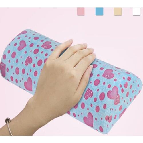 Heart Removable Soft Nail Art Hand Cushion Pillow Arm Rest Support Manicure Tool
