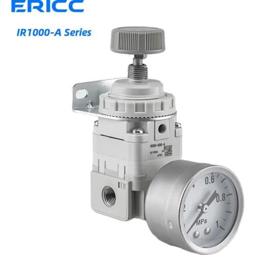 SMC Type New Model Precise Reducing Valve Air Pressure Regulator Precision Regulator IR1000-01-A IR1010-01-A IR1020-01-A