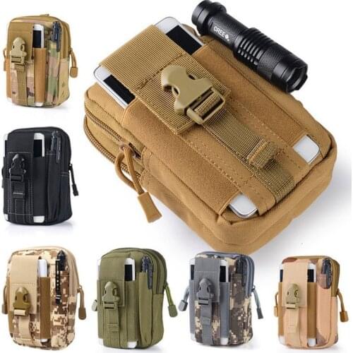 Tactical Bag Molle Pouch Belt Waist Pack Bag Small Pocket Military Running Pouch Travel Camping Survival Outdoor Medical Box