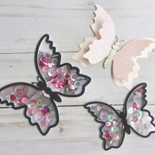 Cutting Dies Butterfly Shaker Scrapbook Cardmaking DIY Paper Craft Metal Stencil