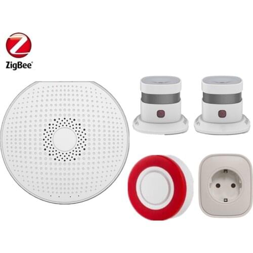 DIY Heiman Zigbee Smart Gateway Zigbee Hub Control By Smart Phone App Can Be Compatible With 100pcs Zigbee Sensors