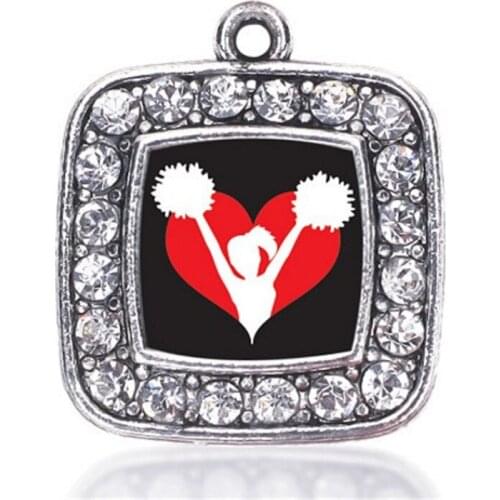 All the cheerleaders and cheer supporters Classic CHEER SQUARE CHARM