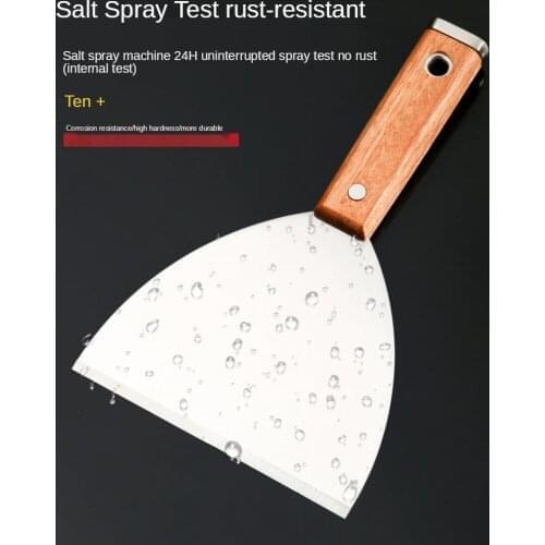 Putty Knife Japanese Oblique Spade Knife Cleaning Knife Spade Advertising Wall Thickened Stainless Steel Spade Spade Spatula
